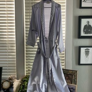 #Vintage #ChristianDior Robe in baby blue! Size Medium